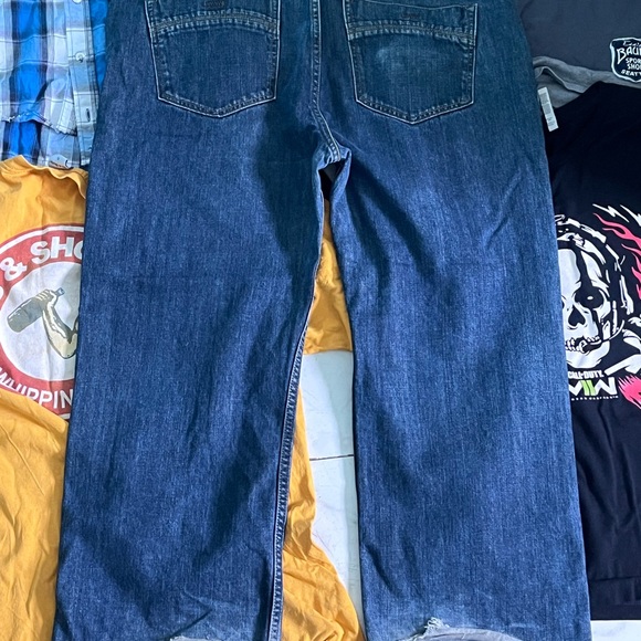 RSQ baggy  Fit Blue Denim Jeans vintage - Picture 4 of 6